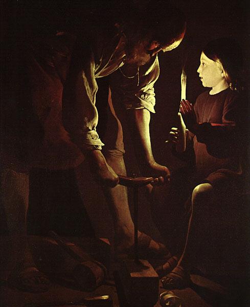 Georges de La Tour Joseph the Carpenter Sweden oil painting art